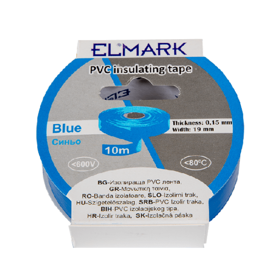 INSULATING TAPE 10mx19mm BLUE