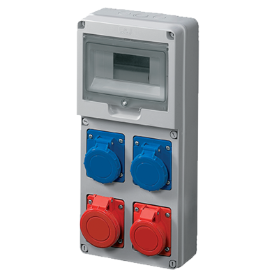 BOARD EC69023 WITH IND.SOCKETS SCHUKO TYPE 2*16А+ 1*1P+N+E 16A+ 1*1P+N+E 32A IP44 BOARD EC69023 WITH IND.SOCKETS SCHUKO TYPE 2*16А+ 1*1P+N+E 16A+ 1*1P+N+E 32A IP44