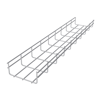 CT2 WIRE MESH CABLE TRAY W:100, H:60, L:2500 CT2 WIRE MESH CABLE TRAY W:100, H:60, L:2500
