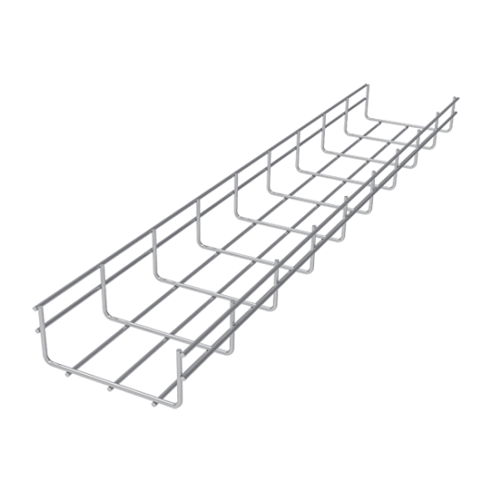 CT2 WIRE MESH CABLE TRAY W:100, H:60, L:2500