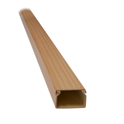2m. 40X25 PLASTIC CABLE TRUNKING CT2 LIGHT BEECH