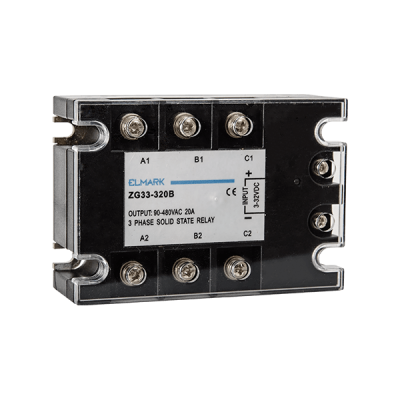 INDUSTRIAL SOLID STATE RELAY ZG33- 3- 25B 400VAC 25A 3P INDUSTRIAL SOLID STATE RELAY ZG33- 3- 25B 400VAC 25A 3P