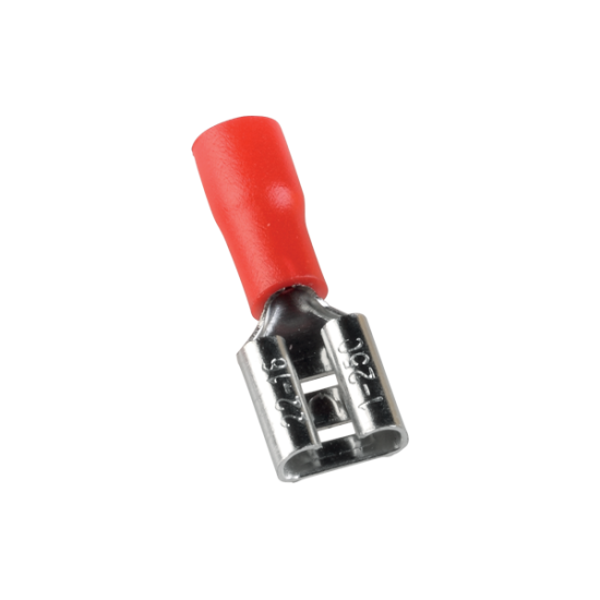 ISOLATED CABLE TERMINAL FDD FEMALE 1,25- 250 RED