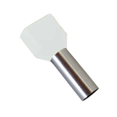 TWIN ISOLATED CABLE TERMINAL TЕ0508/WHITE TWIN ISOLATED CABLE TERMINAL TЕ0508/WHITE