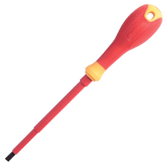 VDE INSULATED SCREWDRIVER- SLOTTED 1000V 5.5X150mm