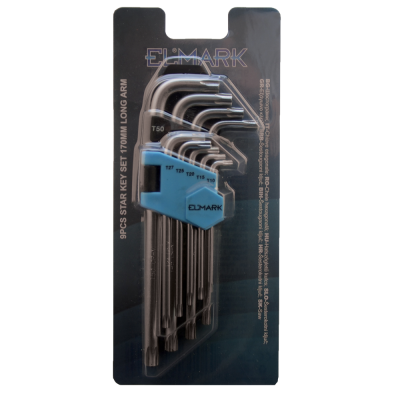 ΚΛΕΙΔΙΑ ALEN ΑΣΤΕΡΙ ΣΕΤ 9 ΤΕΜ. 170mm LONG ARM