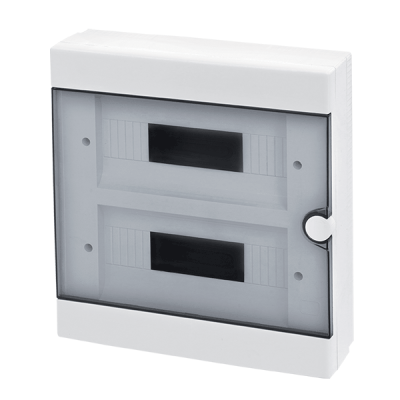 PLASTIC DISTRIBUTION BOX ATTIS 2x12 WAYS SURFACE MOUNT