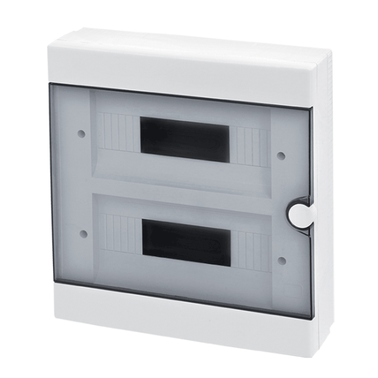 PLASTIC DISTRIBUTION BOX ATTIS 2x12 WAYS SURFACE MOUNT