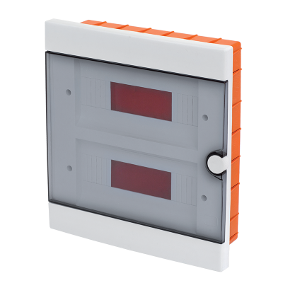 PLASTIC DISTRIBUTION BOX ATTIS 2x12 WAYS FLUSH MOUNT