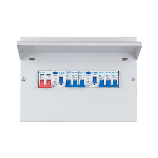 METAL CONSUMER UNIT SIGMA 12 WAYS SET