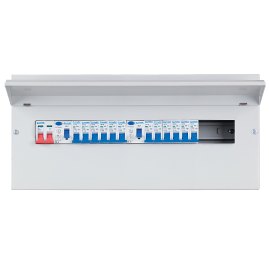 METAL CONSUMER UNIT SIGMA 22 WAYS SET