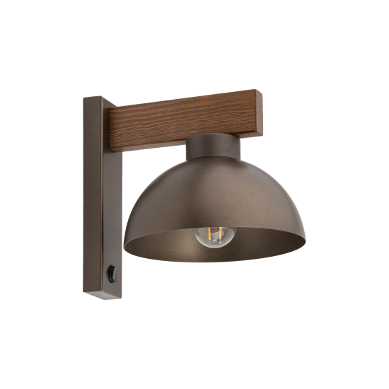 ΑΠΛΙΚΑ ΤΟΙΧΟΥ OSLO 6279 1XE27 BROWN