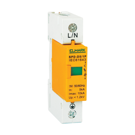 SURGE ARRESTER SPD- D5/1P In 5kA