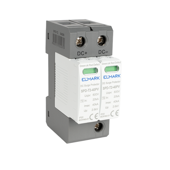ΑΝΤΙΚΕΡΑΥΝΙΚΟ  T2 2P SPD DC 600V 40kA 64209