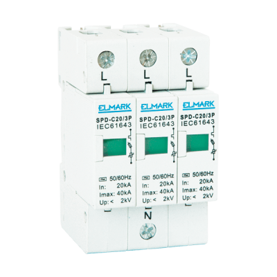 SURGE ARRESTER SPD- D5/3P In 5kA SURGE ARRESTER SPD- D5/3P In 5kA
