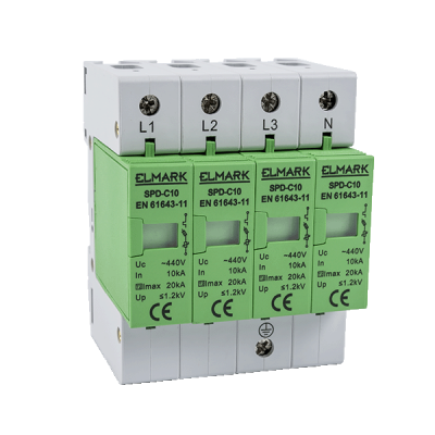 SURGE ARRESTER SPD- C10/3pN In 10kA SURGE ARRESTER SPD- C10/3pN In 10kA