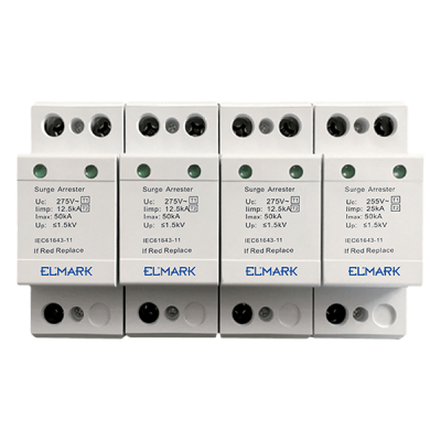 COMBINED SURGE ARRESTER TYPE 1+2- X/3P In 12,5kA