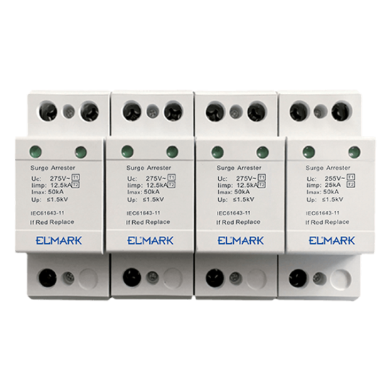 COMBINED SURGE ARRESTER TYPE 1+2- X/3P In 12,5kA