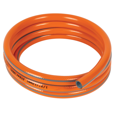 PVC ΛΑΣΤΙΧΟ ΠΟΤΙΣΜΑΤΟΣ 1/2 20M, THREE LAYERED ORANGE