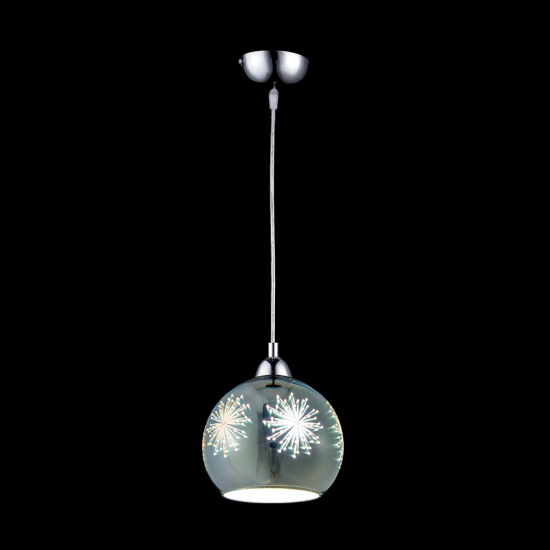 SHADE 3D GLASS R4 PENDANT 1XE27 D150mm