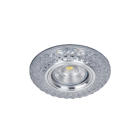 CRYSTAL SPOTLIGHT CR-775/CL + LED 3W/4000K ROUND CLEAR