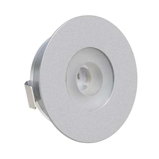 ΣΠΟΤ ΜΠΑΝΙΟΥ ΧΩΝΕΥΤΟ LED 12V/1.2W 3000K D36ММ SILVER 