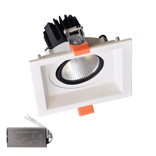 ΤΕΤΡΑΓΩΝΟ LED ΣΠΟΤ ΧΩΝΕΥΤΟ 30W 230V 3000K ΛΕΥΚΟ+ ΚΙΤ ΑΣΦΑΛΕΙΑΣ