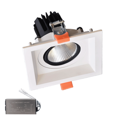 ΤΕΤΡΑΓΩΝΟ LED ΣΠΟΤ ΧΩΝΕΥΤΟ 30W 230V 4000K ΛΕΥΚΟ+ ΚΙΤ ΑΣΦΑΛΕΙΑΣ