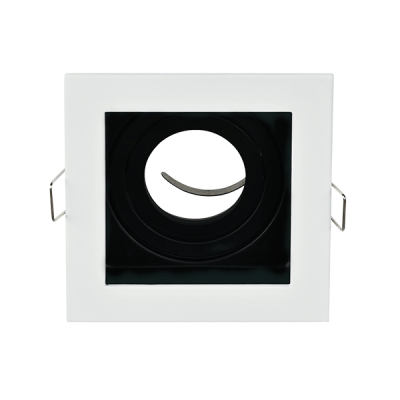 EL-110SQ1 SQ. ΣΠΟΤ ΧΩΝΕΥΤΟ GU10, WH & BL