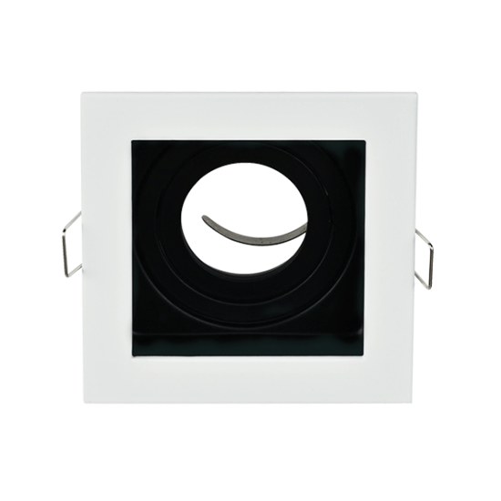 EL-110SQ1 SQ. ΣΠΟΤ ΧΩΝΕΥΤΟ GU10, WH & BL