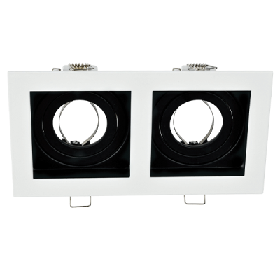 EL-110SQ2 SQ. ΣΠΟΤ ΧΩΝΕΥΤΟ GU10, WH & BL