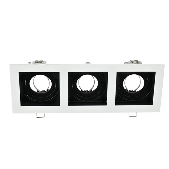 EL-110SQ3 SQ. ΣΠΟΤ ΧΩΝΕΥΤΟ GU10, WH & BL