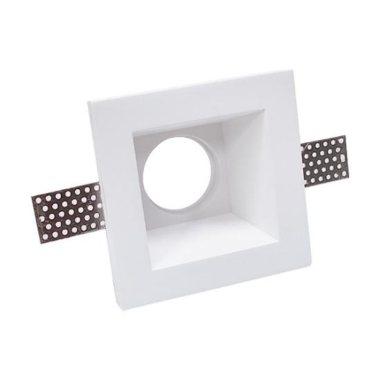 GYPSUM DOWNLIGHT SQUARE RECESSED GU10 120X120