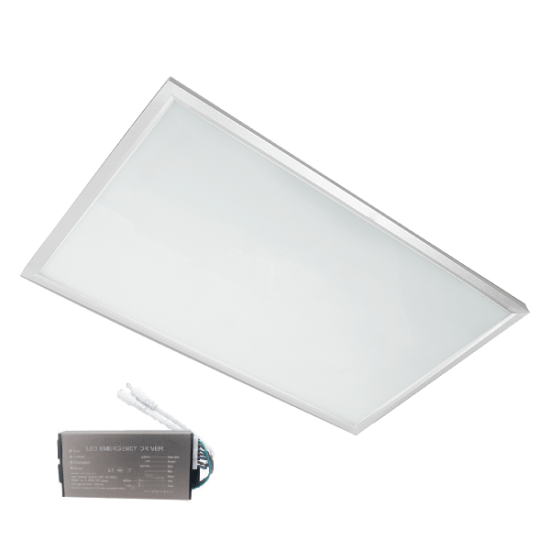 LED PANEL 36W 4000K 595x295x11mm WHITE FRAME + EM 