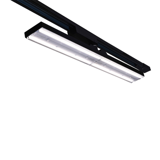 TRACK LIGHT B60 2-LINES 42W 60° CCT BLACK