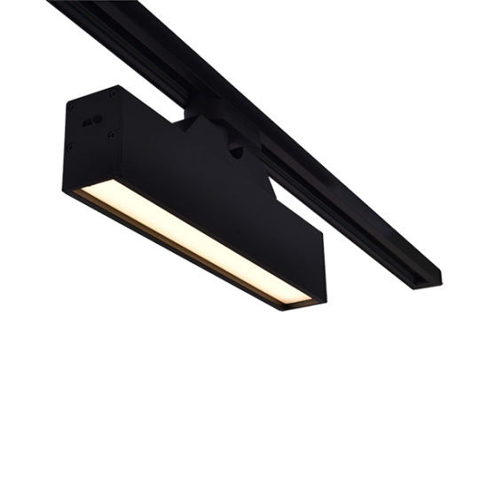 TRACK LIGHT K30 2-LINES 12W 120° CCT BLACK