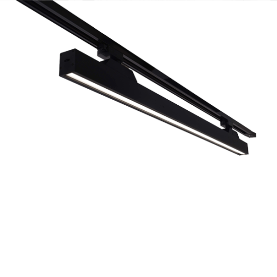 TRACK LIGHT K30 2-LINES 24W 120° CCT BLACK