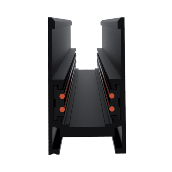 MAGNETIC TRACK RAIL FOUR POLE SURFACE MOUNT 1m 