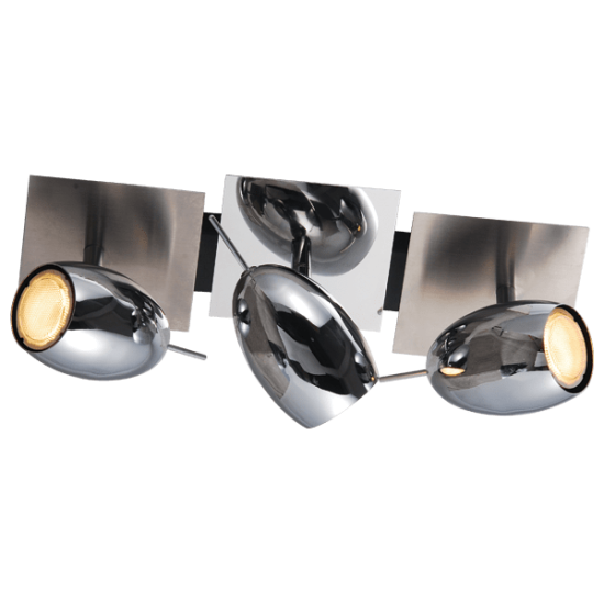 ARCHAR 3703 SPOT 3XGU10 SATIN NICKEL/ CHROME