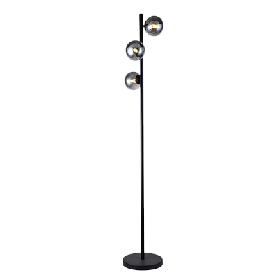 ALBERTO FLOOR LAMP 3XG9 BLACK ALBERTO FLOOR LAMP 3XG9 BLACK