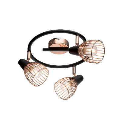 AMBIX SPOT 3XE14 BLACK/ COOPER 955AMBIX3