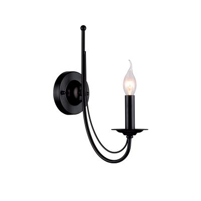 ANGELA WALL LAMP 1XE14 BLACK
