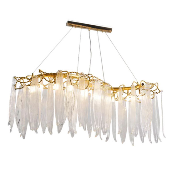 ANTONIO CHANDELIER 10XG9 GOLD/CRYSTALS