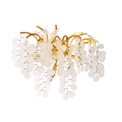 AUSTIN WALL LAMP 3XG9 GOLD/CRYSTALS AUSTIN WALL LAMP 3XG9 GOLD/CRYSTALS