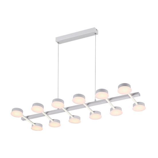 AZZAR LED CHANDELIER 108W 3000K MAT WHITE