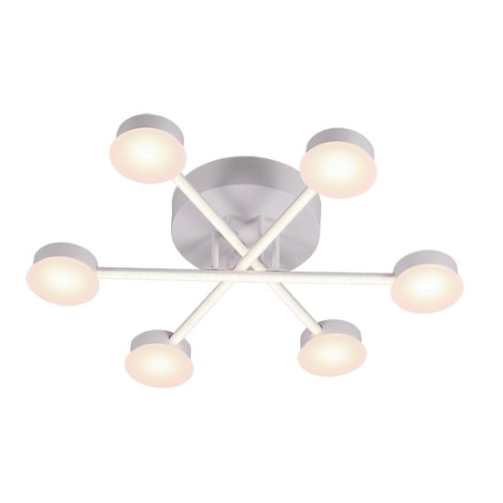 AZZAR LED CHANDELIER 66W 3000K MAT WHITE