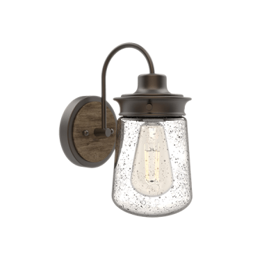 ΑΠΛΙΚΑ1XE27 MATT BLACK/WOOD BIANCA  ΑΠΛΙΚΑ1XE27 MATT BLACK/WOOD BIANCA