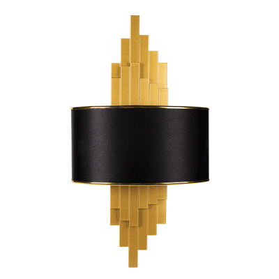BRETON WALL LAMP 2XE14 GOLD/BLACK BRETON WALL LAMP 2XE14 GOLD/BLACK