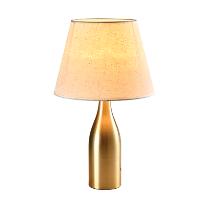 CAPRI TABLE LAMP 1XE27 GOLD/FLAX CAPRI TABLE LAMP 1XE27 GOLD/FLAX