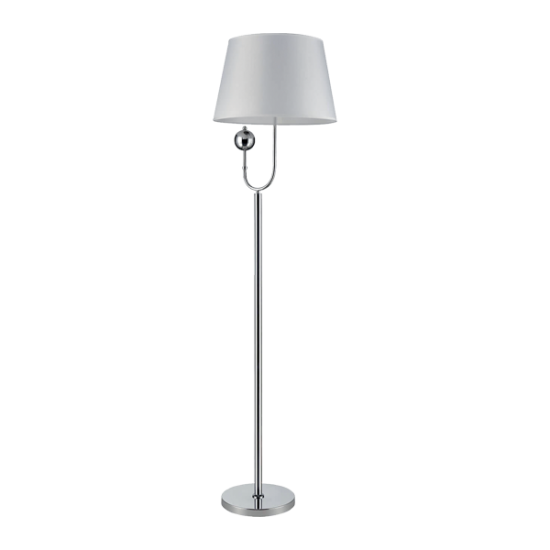 CARMEN FLOOR LAMP 1xE27 WHITE/CHROME